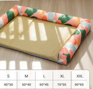 Лятна кучешка постелка с възглавница - няколко модела