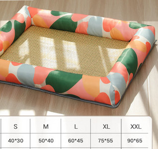 Лятна кучешка постелка с възглавница - няколко модела