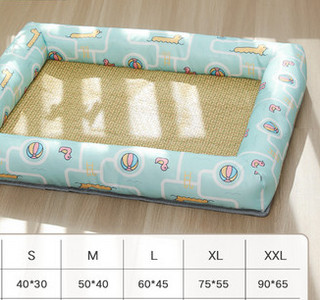 Лятна кучешка постелка с възглавница - няколко модела