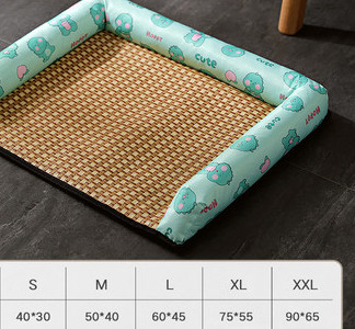 Лятна кучешка постелка с възглавница - няколко модела