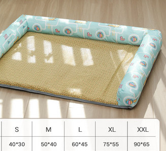 Лятна кучешка постелка с възглавница - няколко модела