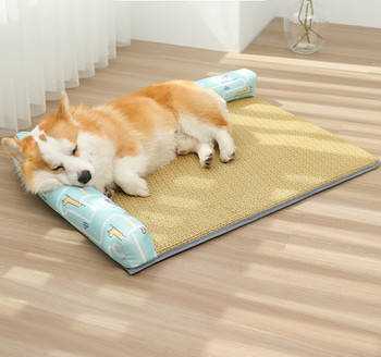 Καλοκαιρινό κρεβάτι σκύλου με μαξιλάρι - πολλά μοντέλα
