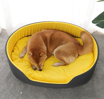 Υφασμάτινο κρεβάτι σκύλου σε διαφορετικά χρώματα