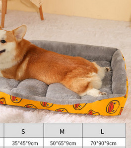 Топло пухено легло с цветен десен