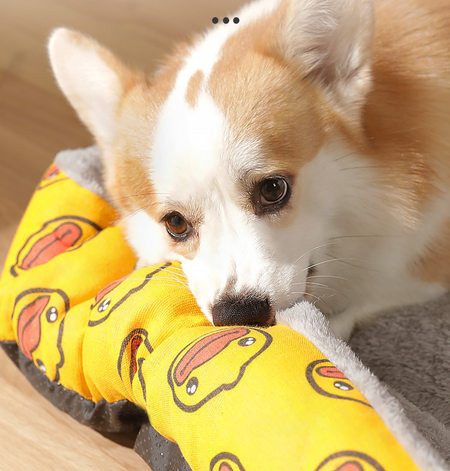 Топло пухено легло с цветен десен