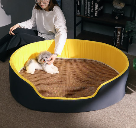 Didelė tekstilinė lova šunims