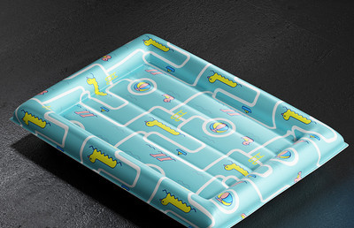 Надуваемо кучешко легло подходящо за басейн