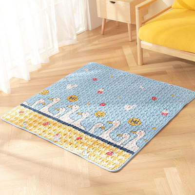 Текстилна постелка за домашни любимци с шарен десен