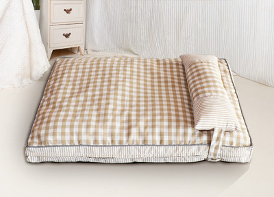 Текстилно карирано легло за домашни любимци