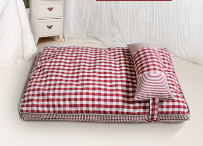 Текстилно карирано легло за домашни любимци