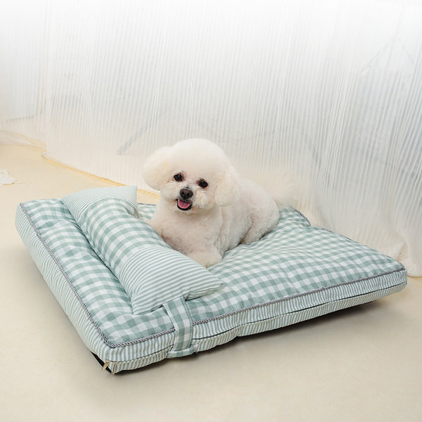 Текстилно карирано легло за домашни любимци