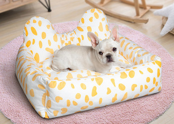 Текстилно кучешко легло с 3D форма