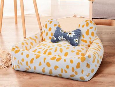 Текстилно кучешко легло с 3D форма