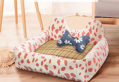 Текстилно кучешко легло с 3D форма