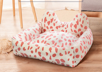 Текстилно кучешко легло с 3D форма