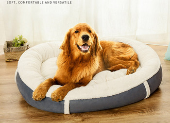 Λούτρινο κρεβάτι για σκύλους - δύο μοντέλα