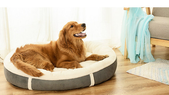 Плюшено легло за кучета - два модела