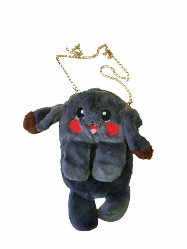 Играчка-чанта Pokémon, Плюшена, Различни цветове, 26х21 см