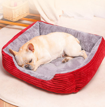 Λούτρινο ζεστό κρεβάτι για σκύλους