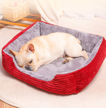 Плюшено топло легло за кучета