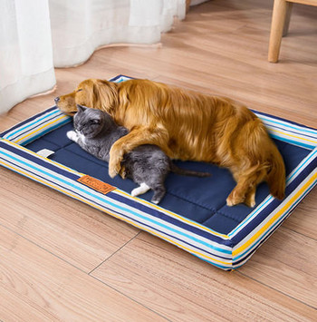 Μεγάλο υφασμάτινο κρεβάτι για σκύλους
