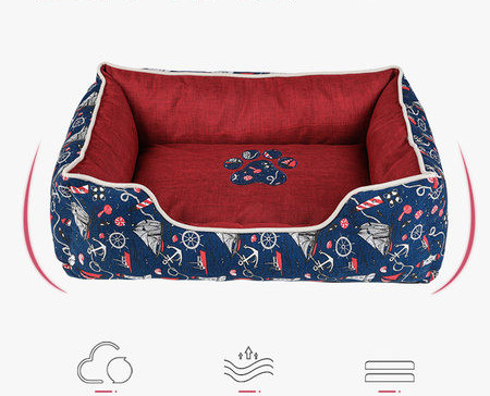 Кучешко легло подходящо за всеки сезон в четири цвята