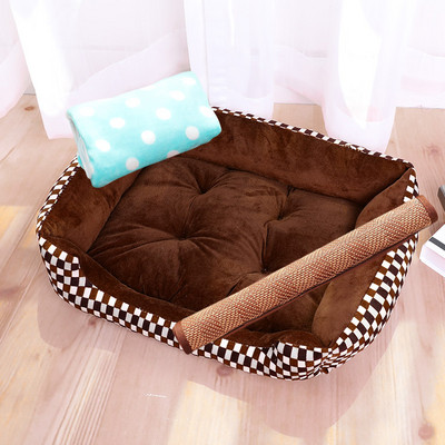 Топло плюшено легло за кучета