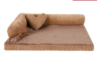 Плюшена постелка за кучета