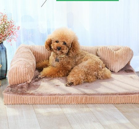 Плюшена постелка за кучета