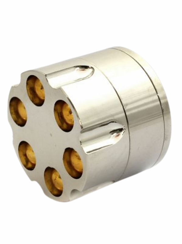 Мелничка за тютюн, Bullet Clip, Метална, 3 части