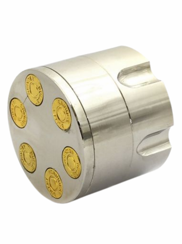 Мелничка за тютюн, Bullet Clip, Метална, 3 части