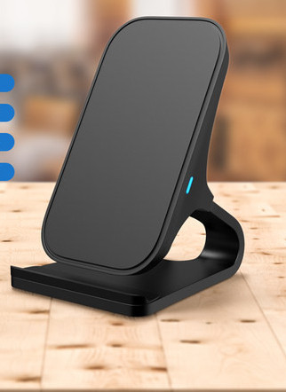 Безжично зарядно устройство на стойка с функция бързо зареждане