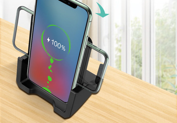 Преносимо безжично зарядно устройство за мобилен телефон 