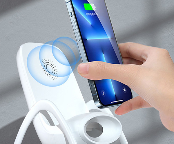 Безжично универсално зарядно за мобилен телефон на стойка