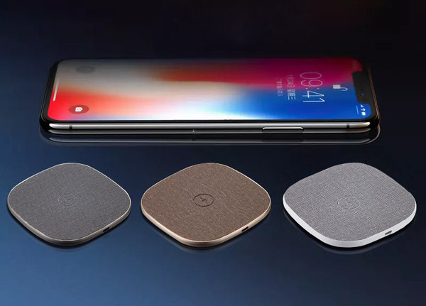 Безжично зарядно устройство за iPhone с функция бързо зареждане