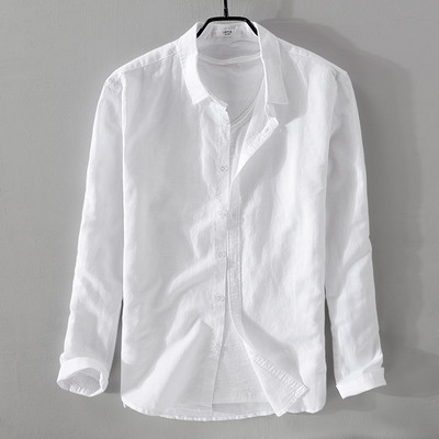 Ανδρικό μοντέρνο πουκάμισο με κλασικό γιακά και κουμπιά - δύο μοντέλα