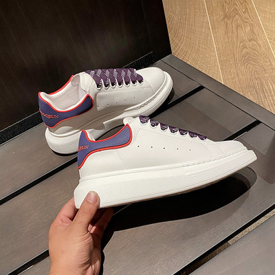 Modern bőr tornacipő platformmal - unisex modell