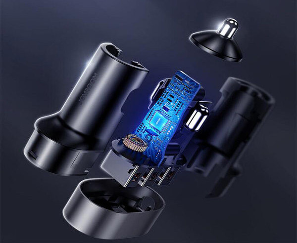 Automobilinis pakrovėjas su greito įkrovimo funkcija – universalus