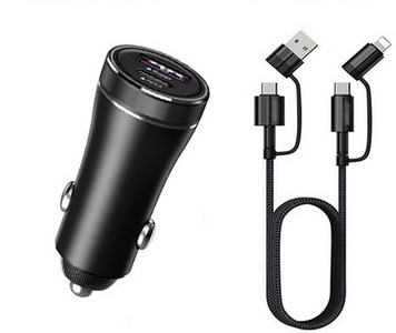 Autós töltő két USB porttal