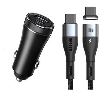 Autós töltő két USB porttal