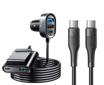 Gyors autós töltő USB porttal