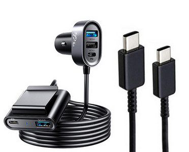 Gyors autós töltő USB porttal