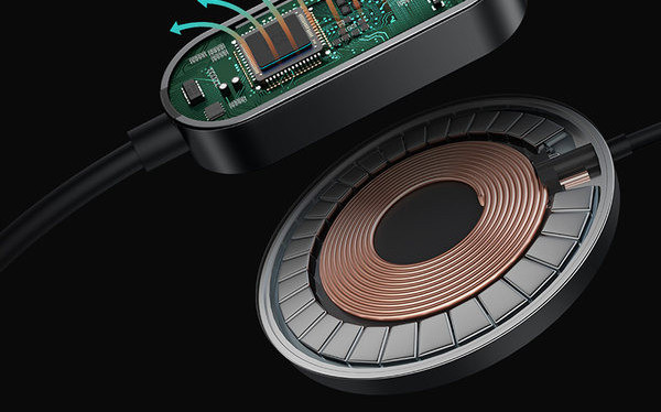 Мини безжично зарядно устройство за мобилен телефон 