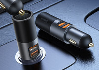 Autós töltő a gyorstöltéshez USB porttal