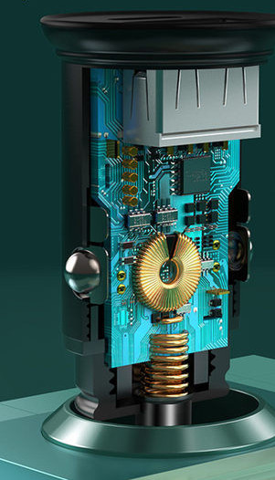 Зарядно за кола 30W с функция бързо зареждане