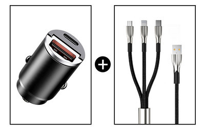 Mini autós töltő két USB porttal