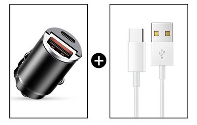 Mini autós töltő két USB porttal
