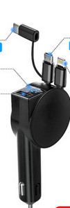 Autós töltő USB porttal a gyors töltéshez