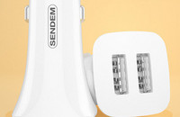 Új autós töltő modell két USB porttal