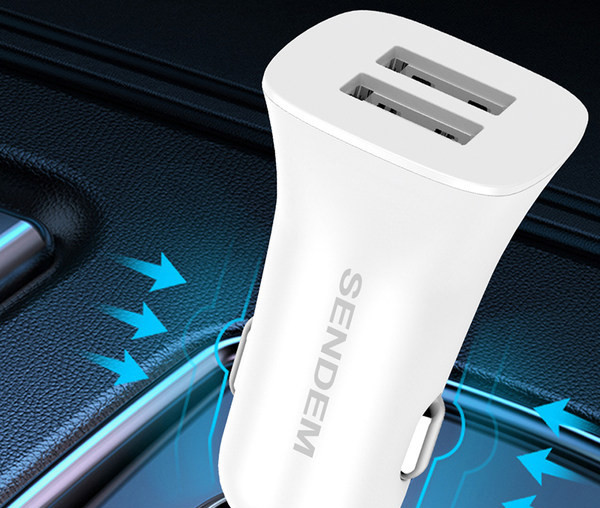 Novi model auto punjača sa dva USB priključka
